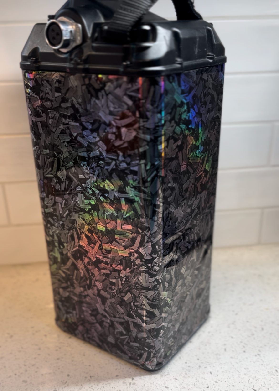Holographic Fiber Surron Battery Wrap
