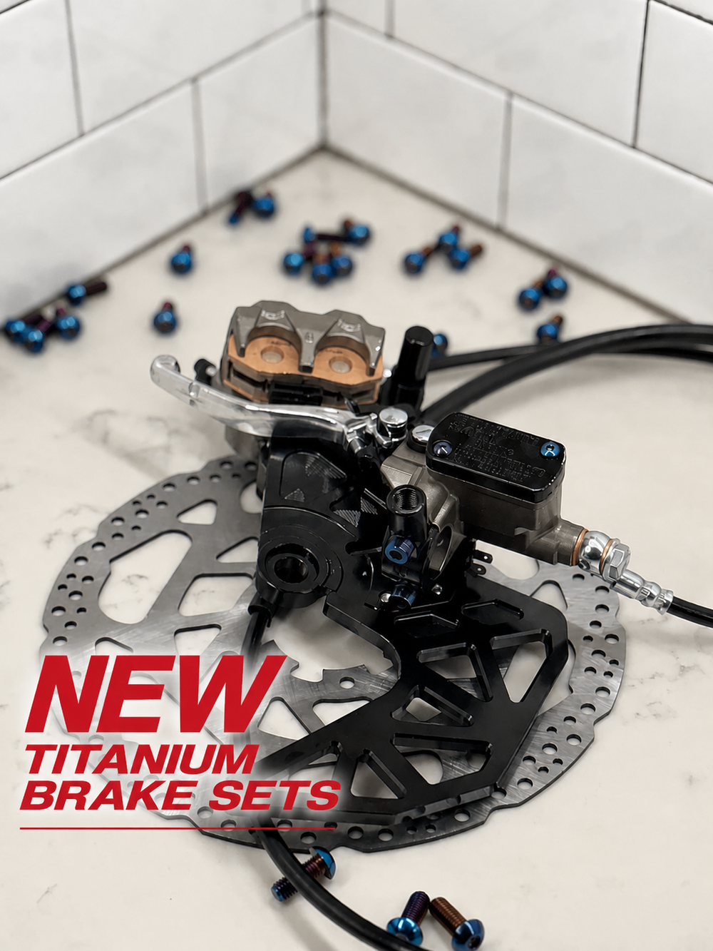 E-Moto Brake Systems (NEW TITANIUM BRAKES)