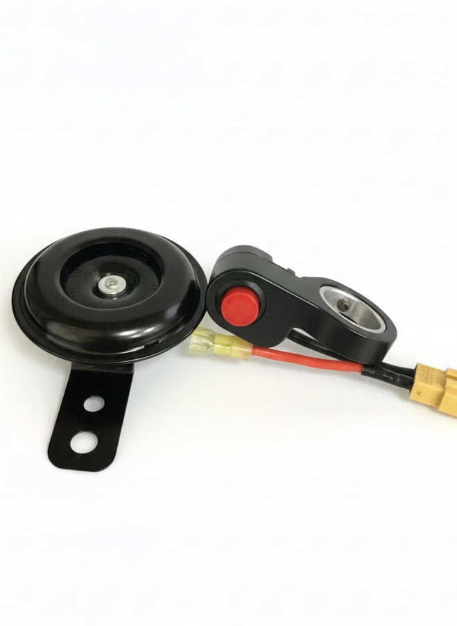 Battery Powered Horn V1 [With a Switch] (Works on any Bike!)