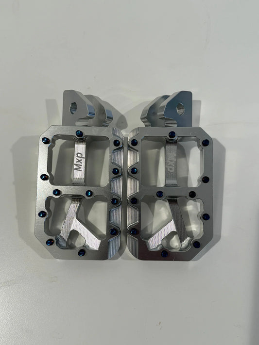 Silver/Black Foot pegs Surron-79Bike-All talaria models