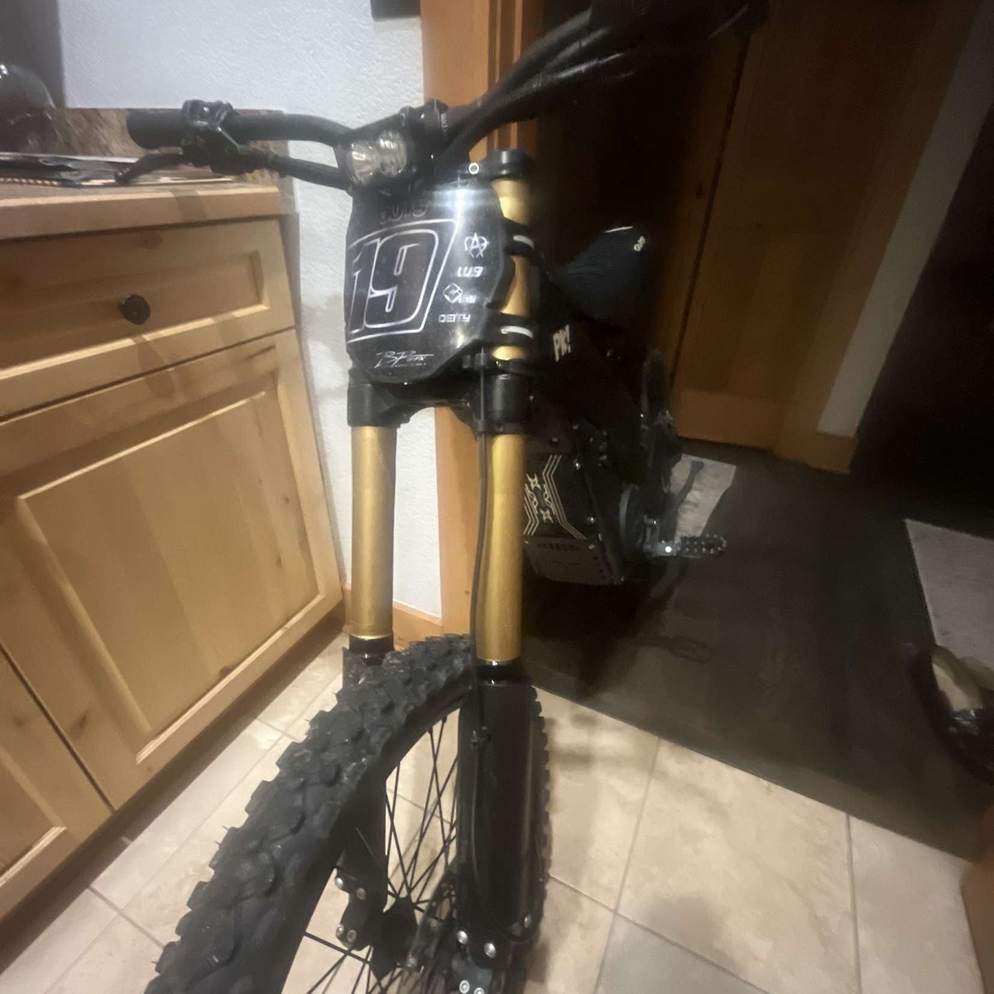 Surron gold fork wrap (fox 40)