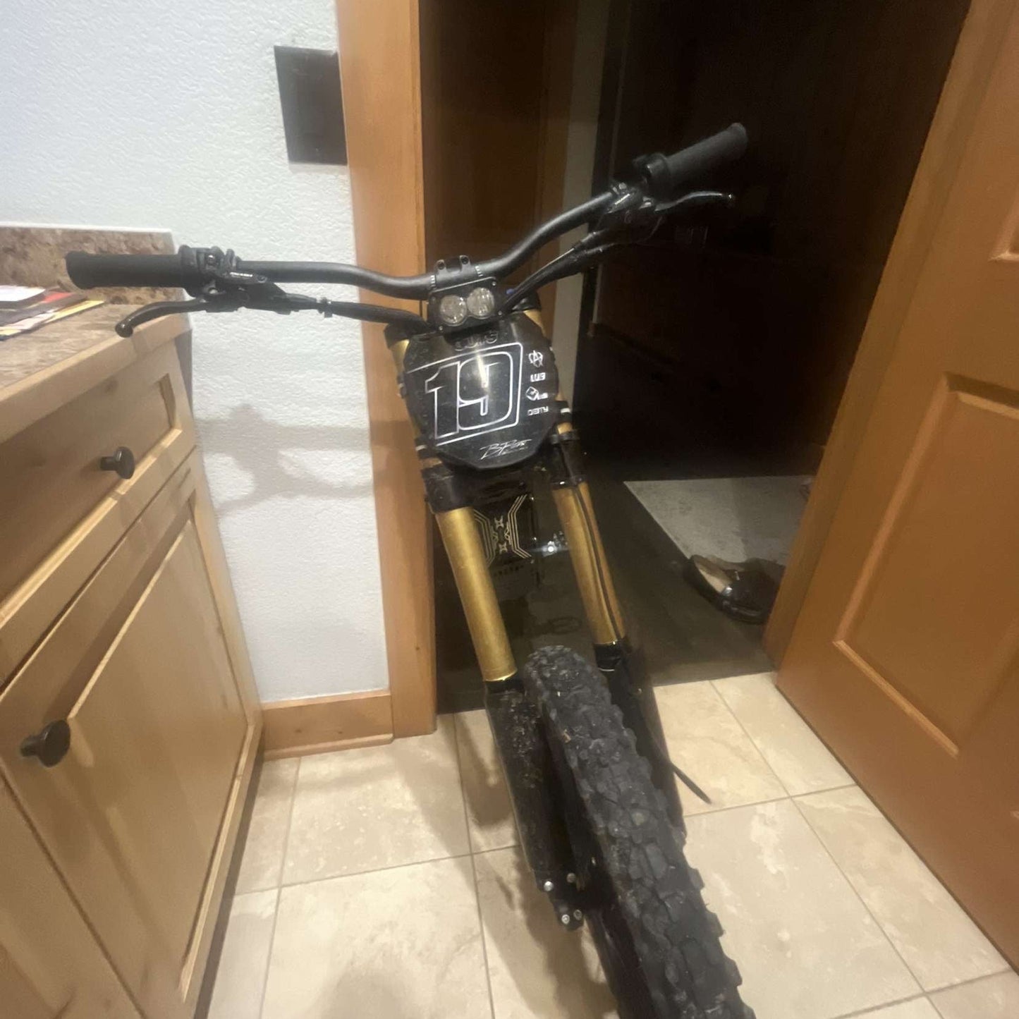 Surron gold fork wrap (fox 40)