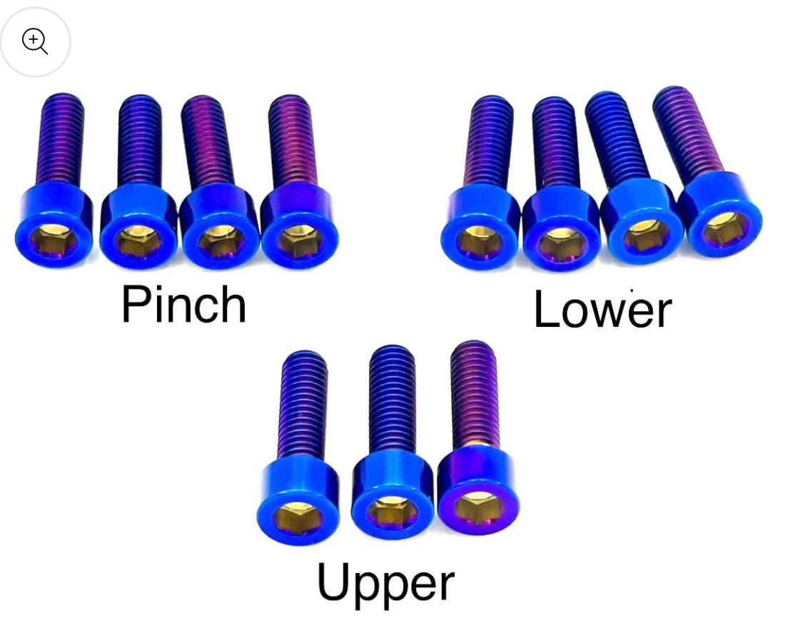 Bomber 58/Fox 40 fork bolts (set of 11)