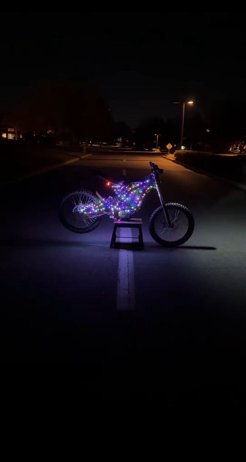 Battery Powered Christmas Light Kit ALL BIKES!!