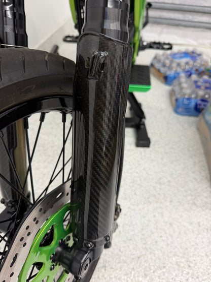 SurRon LBX Fork Guards (Pair) - Carbon Fiber