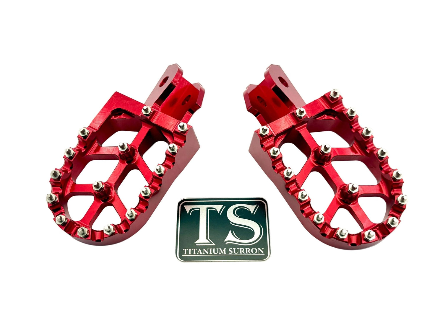 Anodized Aluminum Foot Pegs for Surron, E-Ride Pro, 79 Bike