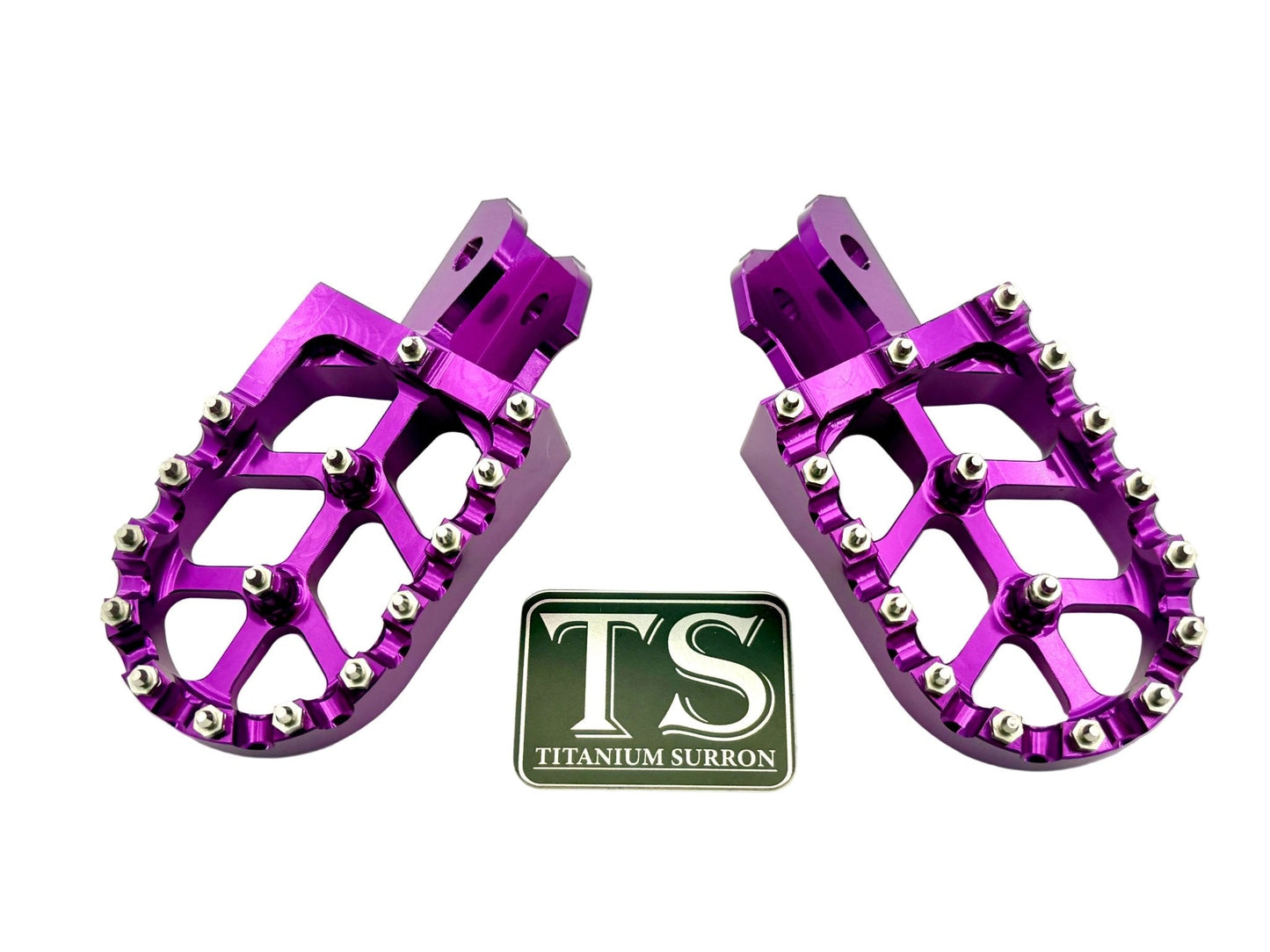 Anodized Aluminum Foot Pegs for Surron, E-Ride Pro, 79 Bike