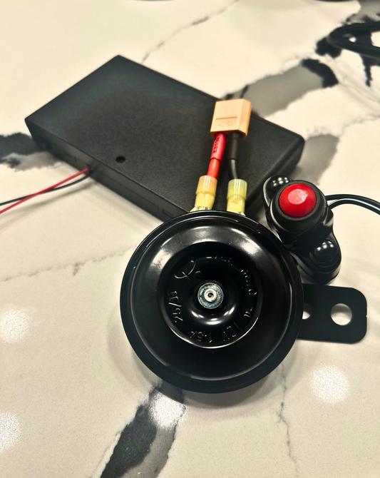 Battery Powered Horn V1 [With a Switch] (Works on any Bike!)