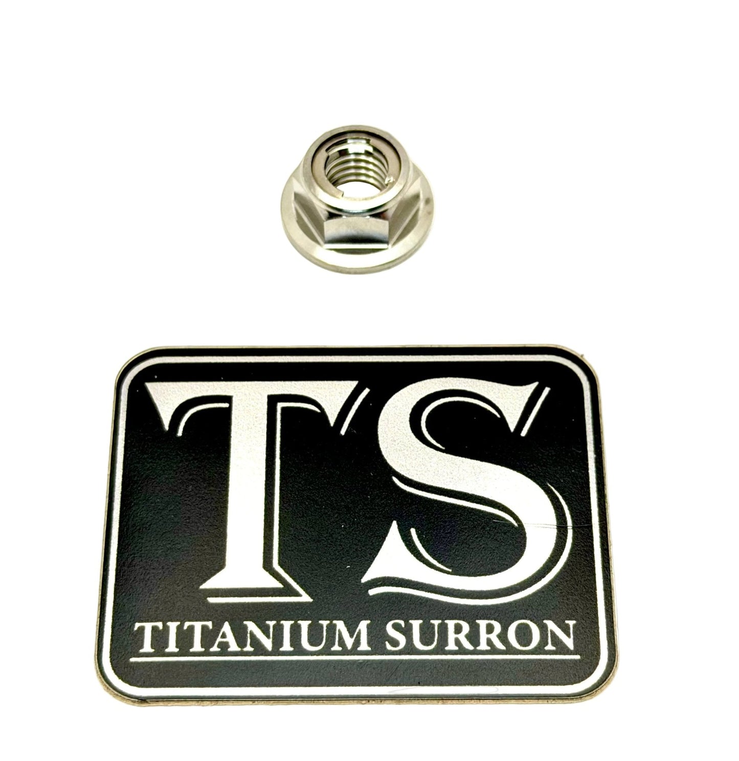 Titanium Lock M8 Nut - M8x1.25