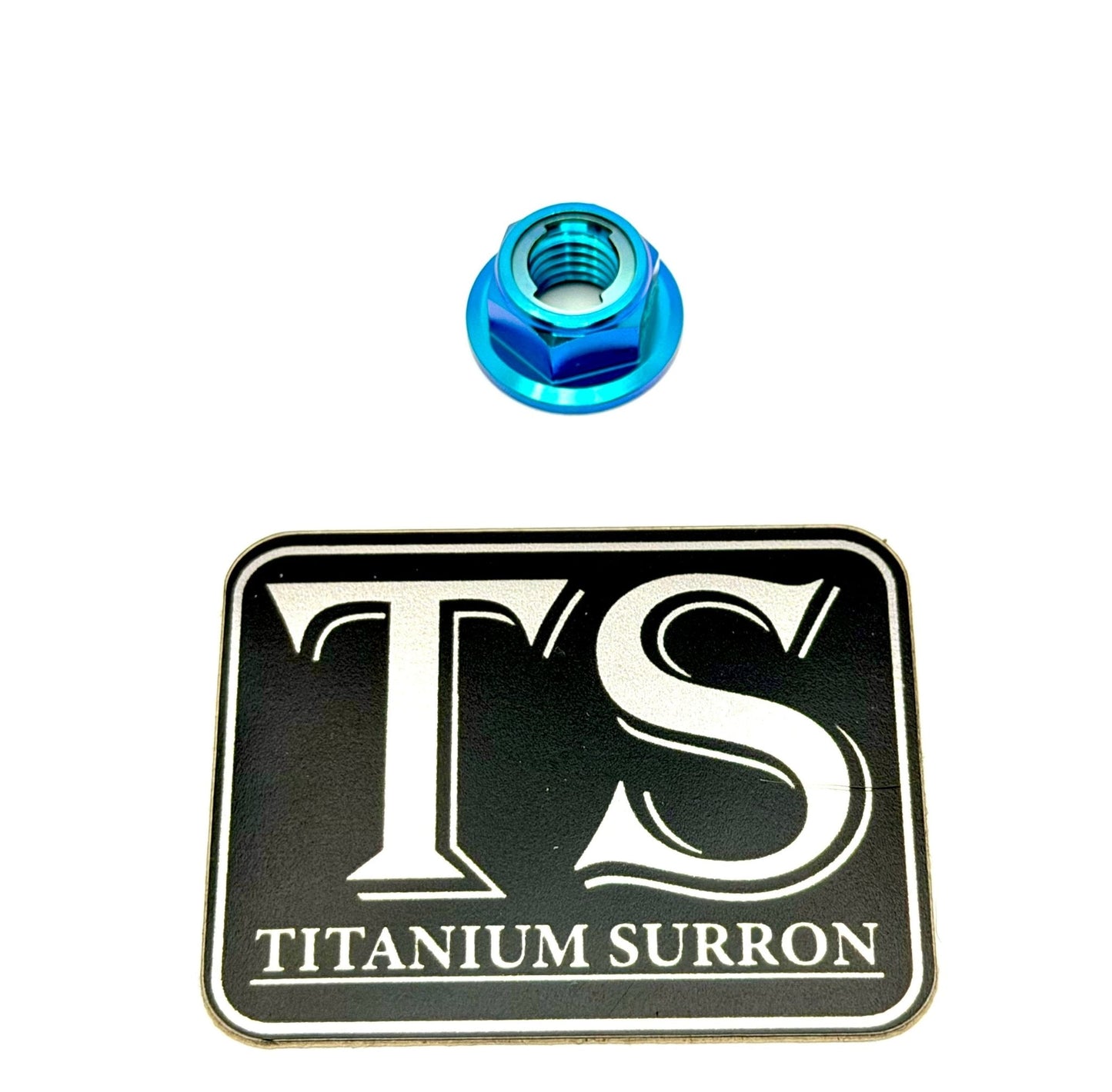 Titanium Lock M8 Nut - M8x1.25