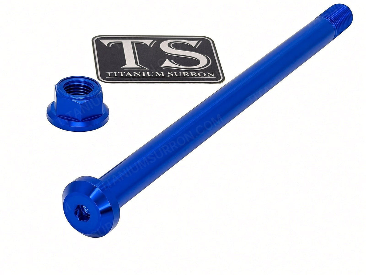 Titanium Rear Axle and Nut - E-Ride Pro SS 2.0 (Two pcs)