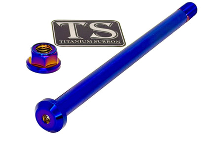 Titanium Rear Axle and Nut - E-Ride Pro SS 2.0 (Two pcs)