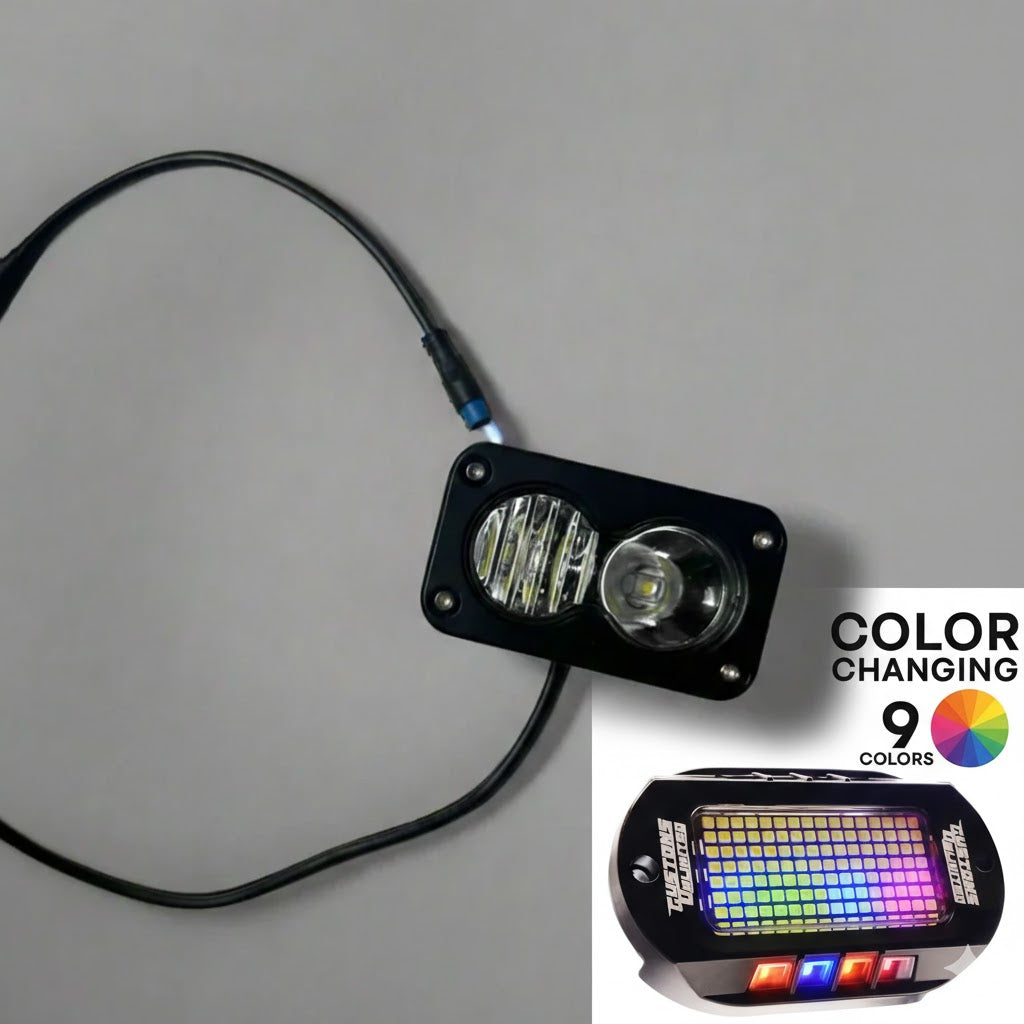 Wired Rocklight+Baja Kit